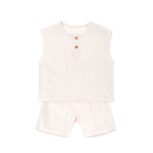 Load image into Gallery viewer, boys linen oufit set
