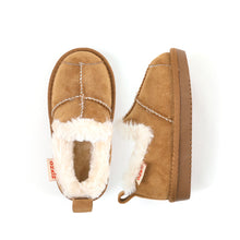 将图片加载到图库查看器，'Browny' Fur Slip-On Shoes
