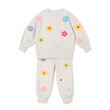 将图片加载到图库查看器，'Smilely Flower' Top and Bottom Set
