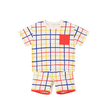 将图片加载到图库查看器，'Da Da Check' Top and Bottom Set
