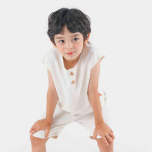 Load image into Gallery viewer, boys linen oufit set
