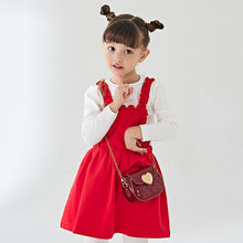 将图片加载到图库查看器，'Red Cheek Frill' Dress(Bag Set)
