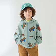 将图片加载到图库查看器，Teddy-O-Bears' Zip-up Hoodie
