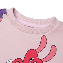 将图片加载到图库查看器，Heart Rabbit With Flowers' Sweatshirt
