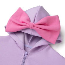 Load image into Gallery viewer, Bread Barbershop 'Pink Big Bow' Zip-up Hoodie
