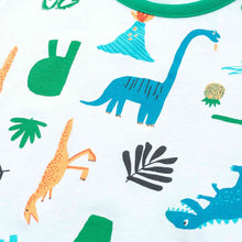 将图片加载到图库查看器，boys dinosaur pattern t-shirt
