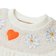 将图片加载到图库查看器，'Twinkle Daisy' Velour Sweatshirt
