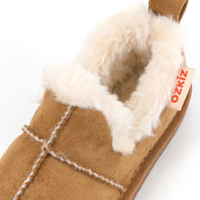 将图片加载到图库查看器，'Browny' Fur Slip-On Shoes

