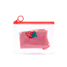 将图片加载到图库查看器，'Flower Strawberry' Non-Slip Socks (Pouch Set)
