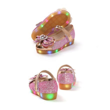 将图片加载到图库查看器，'Bling Heart' LED Mary Jane Shoes

