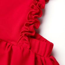 将图片加载到图库查看器，'Red Cheek Frill' Dress(Bag Set)
