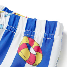 将图片加载到图库查看器，Bread Barbershop 'Swimming Wilk' Rash Guard Swimsuit Set (Swim Cap Set)
