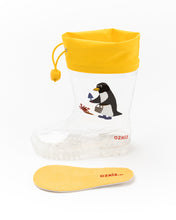 将图片加载到图库查看器，'Playing Penguin' Rain Boots

