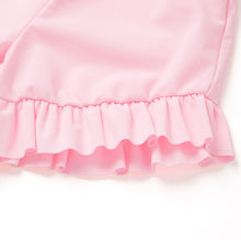 将图片加载到图库查看器，Bread Barbershop 'Neon Pink Macaron' Pink Rash Guard Swimsuit Set (Swim Cap, Pouch Set)
