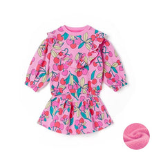 将图片加载到图库查看器，'Cute Cherry' Warm Fleece Top and Bottom Set
