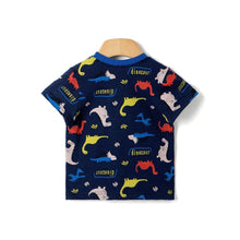 将图片加载到图库查看器，'Colorful Dinosaur' Short Sleeve T-Shirt
