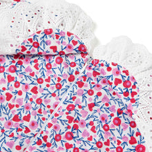 将图片加载到图库查看器，girls pink flower pattern dress
