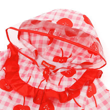 将图片加载到图库查看器，'Cherry Cherry Tok Tok' Raincoat (Pouch Set)
