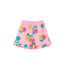 将图片加载到图库查看器，flower pattern pink short pants

