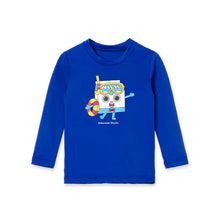 将图片加载到图库查看器，Bread Barbershop 'Swimming Wilk' Rash Guard Swimsuit Set (Swim Cap Set)
