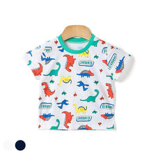 将图片加载到图库查看器，'Colorful Dinosaur' Short Sleeve T-Shirt
