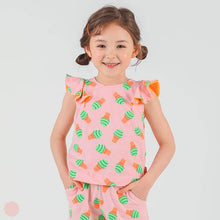 将图片加载到图库查看器，'Round and Round' Frilled Sleeveless T-Shirt
