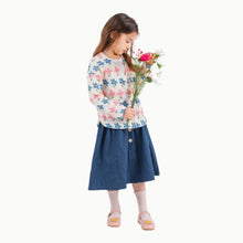 将图片加载到图库查看器，'Good Day' Denim Long Skirt
