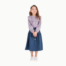将图片加载到图库查看器，'Good Day' Denim Long Skirt
