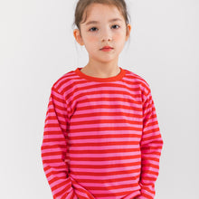 将图片加载到图库查看器，'Dooka Dooka' Stripe T-Shirt
