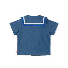 将图片加载到图库查看器，'Blue Marine Boy' Top and Bottom Set
