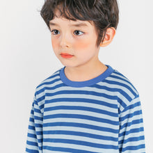 将图片加载到图库查看器，'Dooka Dooka' Stripe T-Shirt
