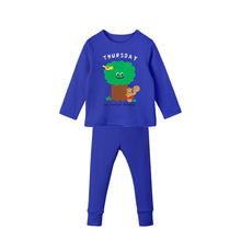 将图片加载到图库查看器，'Happy Week' Homewear Top and Bottom Set
