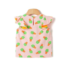 将图片加载到图库查看器，'Round and Round' Frilled Sleeveless T-Shirt

