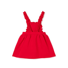 将图片加载到图库查看器，'Red Cheek Frill' Dress(Bag Set)
