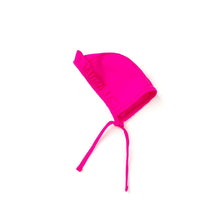 将图片加载到图库查看器，Bread Barbershop 'Neon Pink Macaron' White Rash Guard Swimsuit Set (Swim Cap, Pouch Set)
