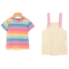 将图片加载到图库查看器，'Over the Rainbow' Overall Dress Set
