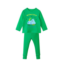 将图片加载到图库查看器，'Happy Week' Homewear Top and Bottom Set
