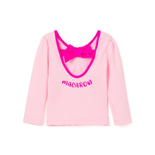 将图片加载到图库查看器，Bread Barbershop 'Neon Pink Macaron' Pink Rash Guard Swimsuit Set (Swim Cap, Pouch Set)
