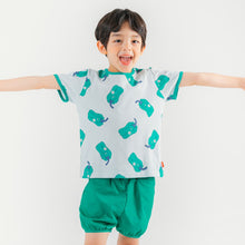将图片加载到图库查看器，green bell pepper pattern outfit set
