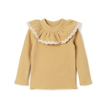 将图片加载到图库查看器，girls mustard fleece t-shirt
