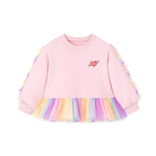 将图片加载到图库查看器，girls pink sweatshirt
