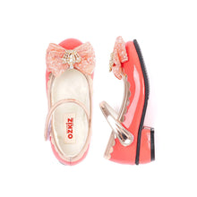将图片加载到图库查看器，girls coral fur mary jane shoes
