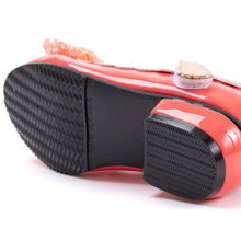 将图片加载到图库查看器，girls coral fur mary jane shoes
