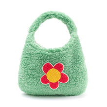 将图片加载到图库查看器，girls green puffy bag
