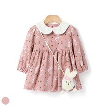 将图片加载到图库查看器，girls pink winter dress
