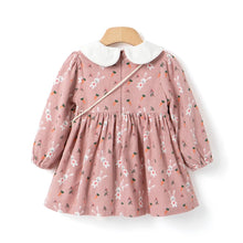 将图片加载到图库查看器，girls pink winter dress
