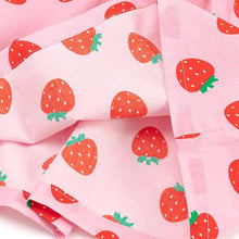 将图片加载到图库查看器，girls pink strawberry dress
