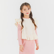 Load image into Gallery viewer, girls ivory knit vest
