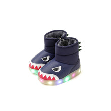 将图片加载到图库查看器，boys navy padded boots
