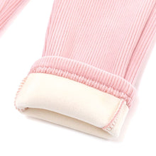 将图片加载到图库查看器，girls pink fleece pants
